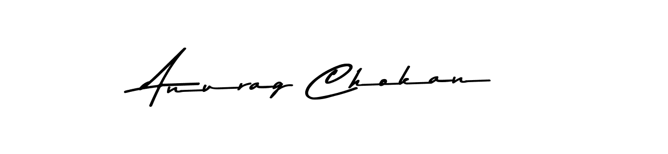 Design your own signature with our free online signature maker. With this signature software, you can create a handwritten (Asem Kandis PERSONAL USE) signature for name Anurag Chokan. Anurag Chokan signature style 9 images and pictures png