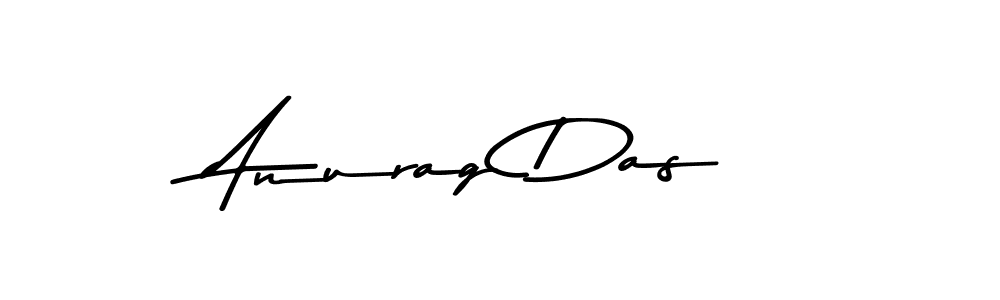 How to make Anurag Das name signature. Use Asem Kandis PERSONAL USE style for creating short signs online. This is the latest handwritten sign. Anurag Das signature style 9 images and pictures png