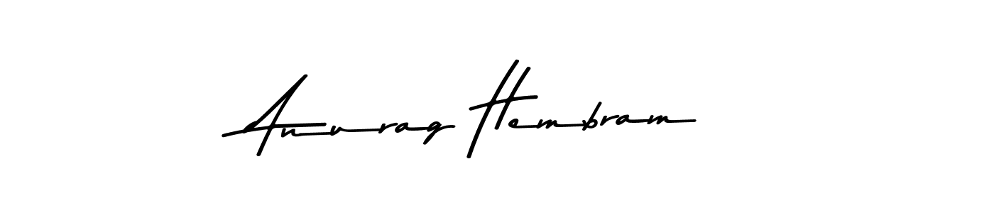 Make a beautiful signature design for name Anurag Hembram. Use this online signature maker to create a handwritten signature for free. Anurag Hembram signature style 9 images and pictures png