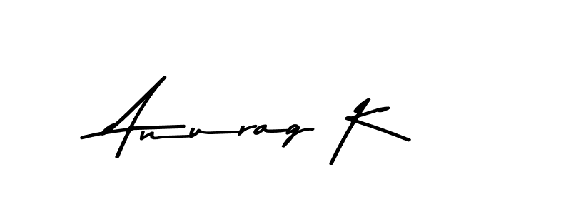 Anurag K stylish signature style. Best Handwritten Sign (Asem Kandis PERSONAL USE) for my name. Handwritten Signature Collection Ideas for my name Anurag K. Anurag K signature style 9 images and pictures png