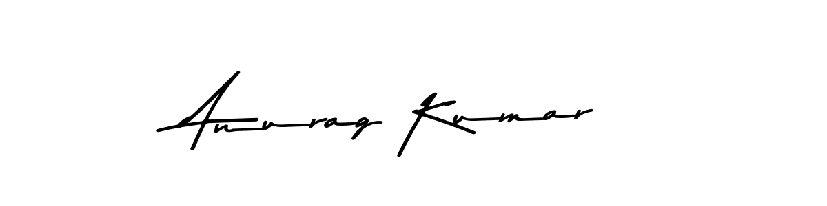 How to make Anurag Kumar name signature. Use Asem Kandis PERSONAL USE style for creating short signs online. This is the latest handwritten sign. Anurag Kumar signature style 9 images and pictures png