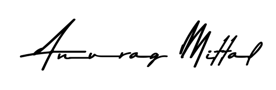 Try this chic Anurag Mittal handwritten sign style. Using Asem Kandis PERSONAL USE font elements, it gives your name a sleek, memorable identity. Anurag Mittal signature style 9 images and pictures png