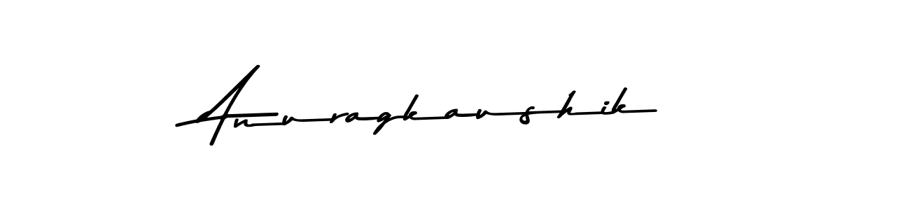 Create a beautiful signature design for name Anuragkaushik. With this signature (Asem Kandis PERSONAL USE) fonts, you can make a handwritten signature for free. Anuragkaushik signature style 9 images and pictures png