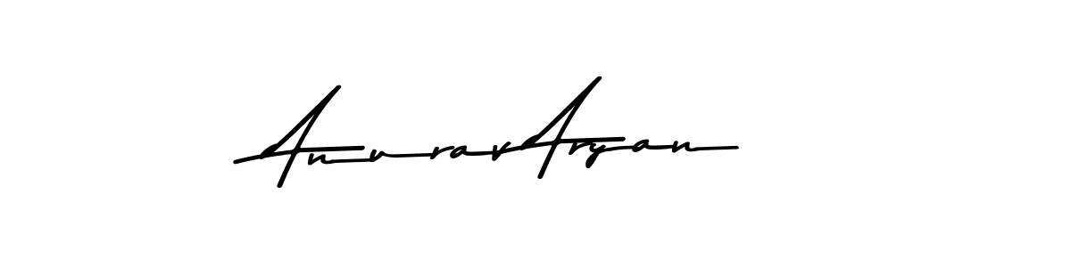 Use a signature maker to create a handwritten signature online. With this signature software, you can design (Asem Kandis PERSONAL USE) your own signature for name Anurav Aryan. Anurav Aryan signature style 9 images and pictures png