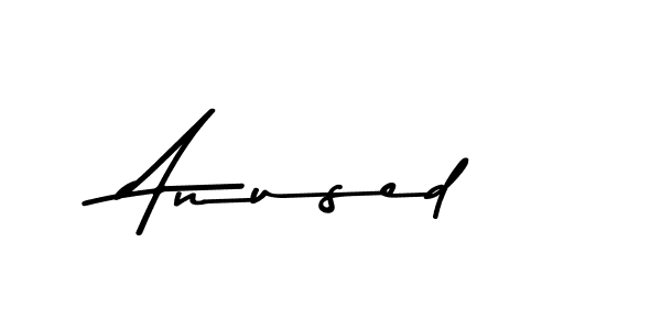 You should practise on your own different ways (Asem Kandis PERSONAL USE) to write your name (Anused) in signature. don't let someone else do it for you. Anused signature style 9 images and pictures png