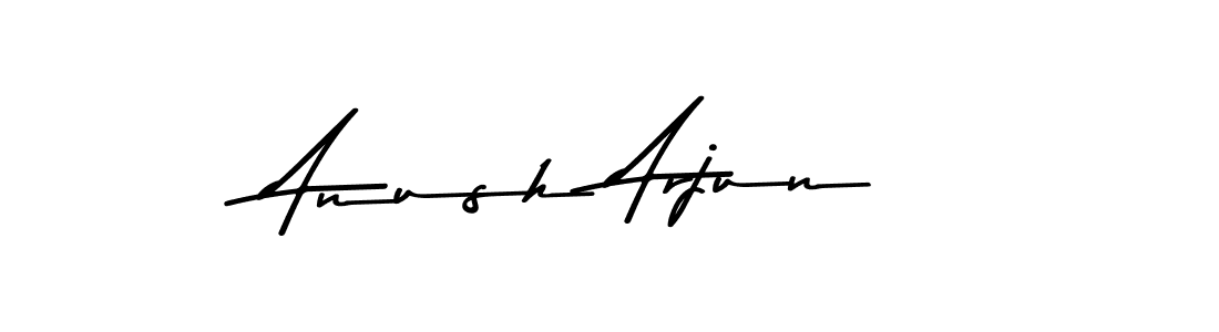 Anush Arjun stylish signature style. Best Handwritten Sign (Asem Kandis PERSONAL USE) for my name. Handwritten Signature Collection Ideas for my name Anush Arjun. Anush Arjun signature style 9 images and pictures png