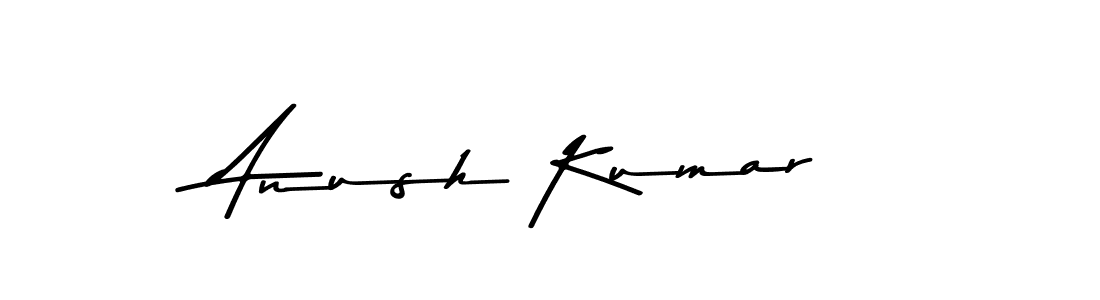 Make a beautiful signature design for name Anush Kumar. With this signature (Asem Kandis PERSONAL USE) style, you can create a handwritten signature for free. Anush Kumar signature style 9 images and pictures png