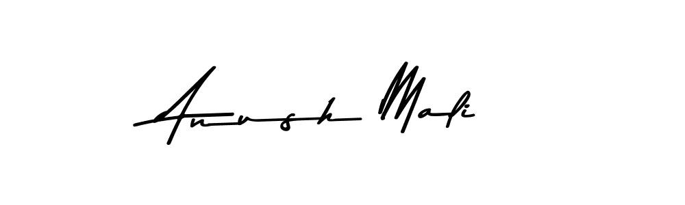 Anush Mali stylish signature style. Best Handwritten Sign (Asem Kandis PERSONAL USE) for my name. Handwritten Signature Collection Ideas for my name Anush Mali. Anush Mali signature style 9 images and pictures png