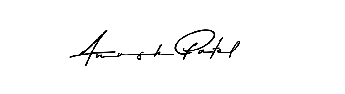 Anush Patel stylish signature style. Best Handwritten Sign (Asem Kandis PERSONAL USE) for my name. Handwritten Signature Collection Ideas for my name Anush Patel. Anush Patel signature style 9 images and pictures png