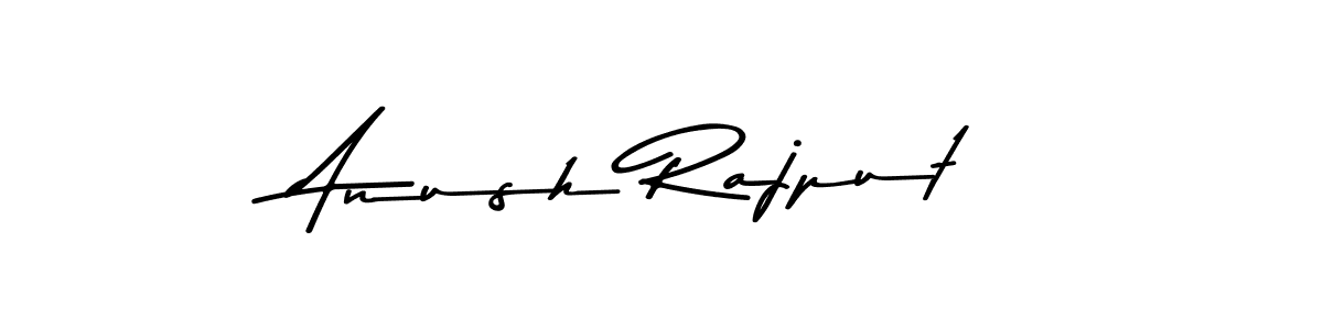 Asem Kandis PERSONAL USE is a professional signature style that is perfect for those who want to add a touch of class to their signature. It is also a great choice for those who want to make their signature more unique. Get Anush Rajput name to fancy signature for free. Anush Rajput signature style 9 images and pictures png