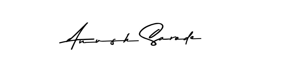 The best way (Asem Kandis PERSONAL USE) to make a short signature is to pick only two or three words in your name. The name Anush Sarode include a total of six letters. For converting this name. Anush Sarode signature style 9 images and pictures png