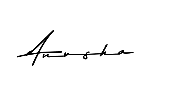 How to make Anusha signature? Asem Kandis PERSONAL USE is a professional autograph style. Create handwritten signature for Anusha name. Anusha signature style 9 images and pictures png