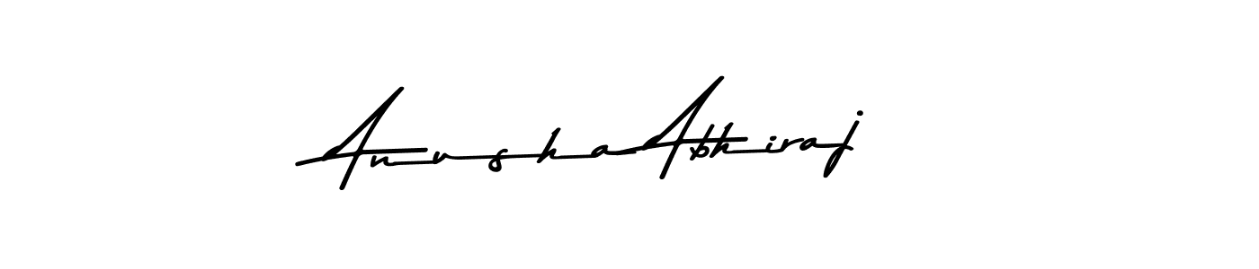Also we have Anusha Abhiraj name is the best signature style. Create professional handwritten signature collection using Asem Kandis PERSONAL USE autograph style. Anusha Abhiraj signature style 9 images and pictures png
