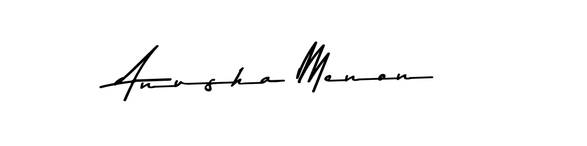 You should practise on your own different ways (Asem Kandis PERSONAL USE) to write your name (Anusha Menon) in signature. don't let someone else do it for you. Anusha Menon signature style 9 images and pictures png