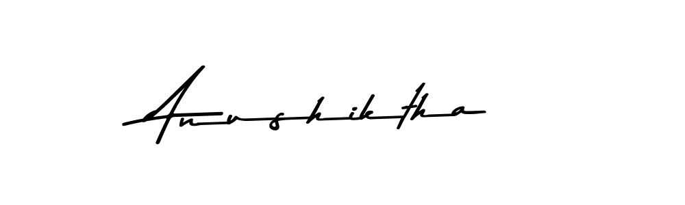 Design your own signature with our free online signature maker. With this signature software, you can create a handwritten (Asem Kandis PERSONAL USE) signature for name Anushiktha. Anushiktha signature style 9 images and pictures png