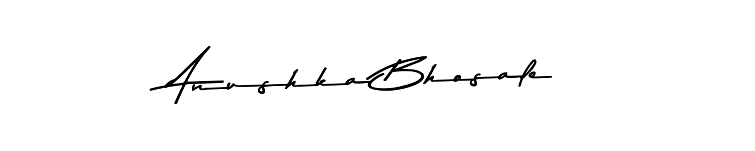 Similarly Asem Kandis PERSONAL USE is the best handwritten signature design. Signature creator online .You can use it as an online autograph creator for name Anushka Bhosale. Anushka Bhosale signature style 9 images and pictures png