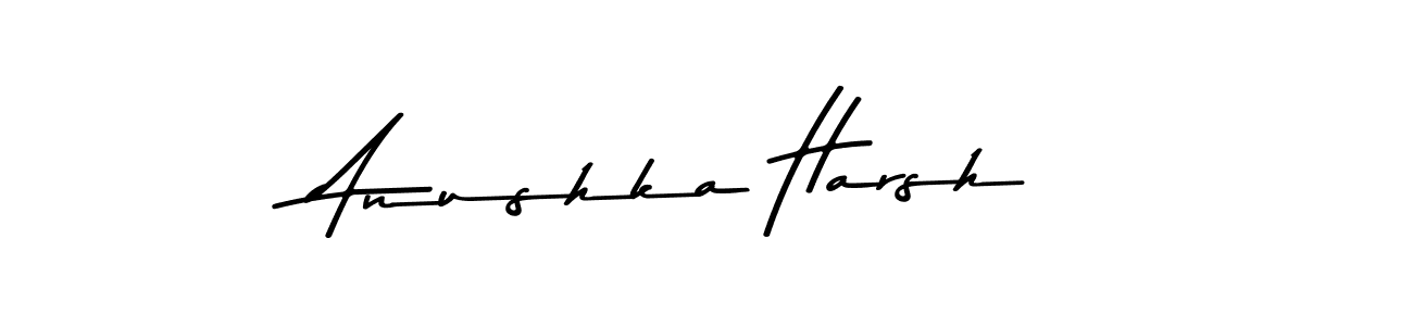 This is the best signature style for the Anushka Harsh name. Also you like these signature font (Asem Kandis PERSONAL USE). Mix name signature. Anushka Harsh signature style 9 images and pictures png