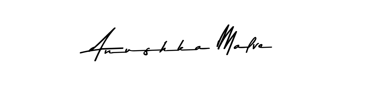 Also You can easily find your signature by using the search form. We will create Anushka Malve name handwritten signature images for you free of cost using Asem Kandis PERSONAL USE sign style. Anushka Malve signature style 9 images and pictures png