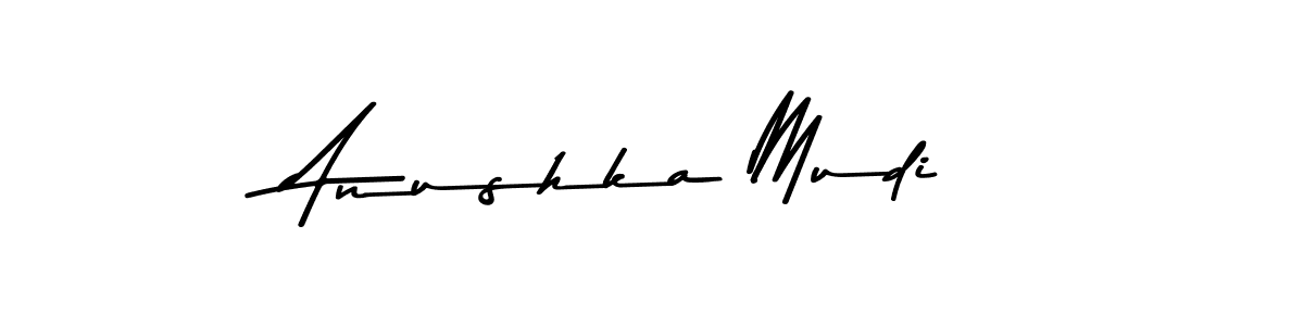 Also we have Anushka Mudi name is the best signature style. Create professional handwritten signature collection using Asem Kandis PERSONAL USE autograph style. Anushka Mudi signature style 9 images and pictures png