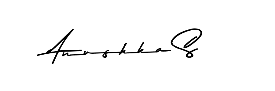 Make a beautiful signature design for name Anushka S. With this signature (Asem Kandis PERSONAL USE) style, you can create a handwritten signature for free. Anushka S signature style 9 images and pictures png
