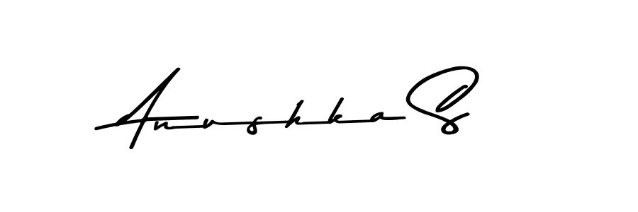 Make a beautiful signature design for name Anushka S. With this signature (Asem Kandis PERSONAL USE) style, you can create a handwritten signature for free. Anushka S signature style 9 images and pictures png