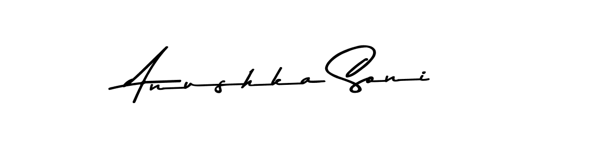 The best way (Asem Kandis PERSONAL USE) to make a short signature is to pick only two or three words in your name. The name Anushka Soni include a total of six letters. For converting this name. Anushka Soni signature style 9 images and pictures png