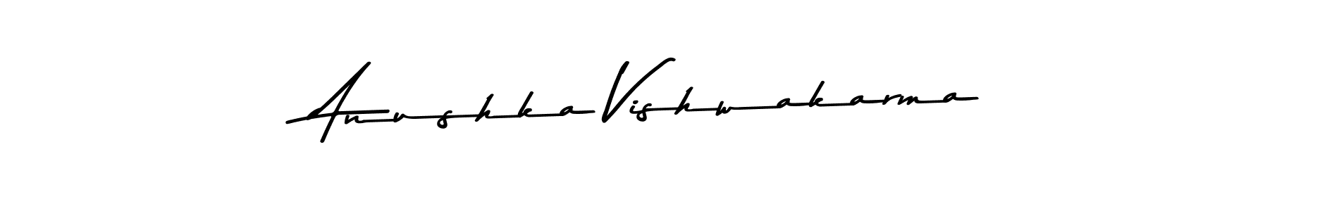 Use a signature maker to create a handwritten signature online. With this signature software, you can design (Asem Kandis PERSONAL USE) your own signature for name Anushka Vishwakarma. Anushka Vishwakarma signature style 9 images and pictures png