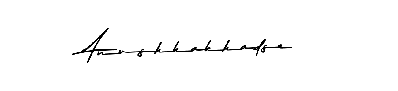 Use a signature maker to create a handwritten signature online. With this signature software, you can design (Asem Kandis PERSONAL USE) your own signature for name Anushkakhadse. Anushkakhadse signature style 9 images and pictures png