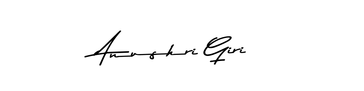Use a signature maker to create a handwritten signature online. With this signature software, you can design (Asem Kandis PERSONAL USE) your own signature for name Anushri Giri. Anushri Giri signature style 9 images and pictures png