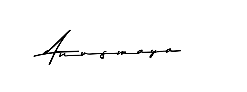 Design your own signature with our free online signature maker. With this signature software, you can create a handwritten (Asem Kandis PERSONAL USE) signature for name Anusmaya. Anusmaya signature style 9 images and pictures png