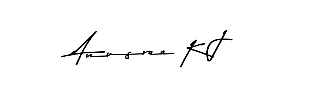 Similarly Asem Kandis PERSONAL USE is the best handwritten signature design. Signature creator online .You can use it as an online autograph creator for name Anusree K J. Anusree K J signature style 9 images and pictures png