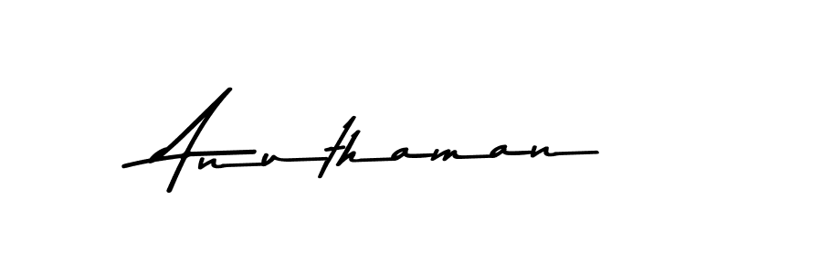 Similarly Asem Kandis PERSONAL USE is the best handwritten signature design. Signature creator online .You can use it as an online autograph creator for name Anuthaman. Anuthaman signature style 9 images and pictures png