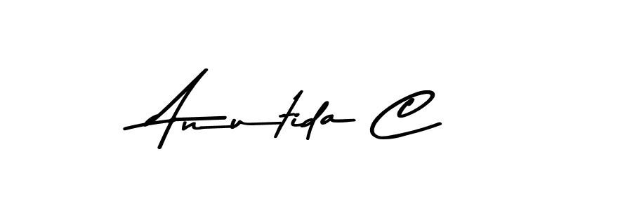 Also You can easily find your signature by using the search form. We will create Anutida C name handwritten signature images for you free of cost using Asem Kandis PERSONAL USE sign style. Anutida C signature style 9 images and pictures png