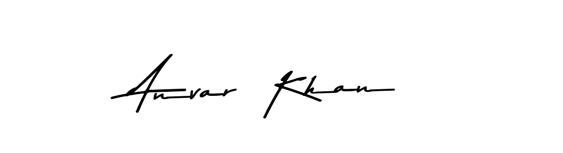 This is the best signature style for the Anvar  Khan name. Also you like these signature font (Asem Kandis PERSONAL USE). Mix name signature. Anvar  Khan signature style 9 images and pictures png