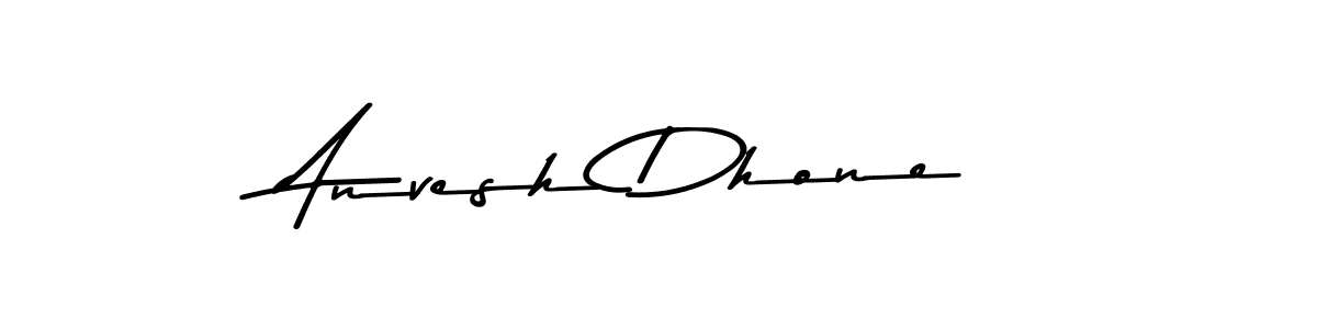 You can use this online signature creator to create a handwritten signature for the name Anvesh Dhone. This is the best online autograph maker. Anvesh Dhone signature style 9 images and pictures png