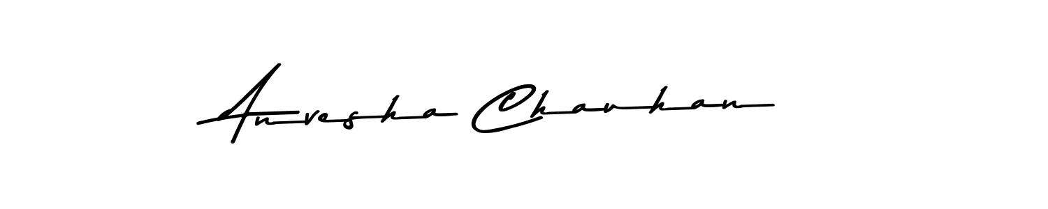 Use a signature maker to create a handwritten signature online. With this signature software, you can design (Asem Kandis PERSONAL USE) your own signature for name Anvesha Chauhan. Anvesha Chauhan signature style 9 images and pictures png