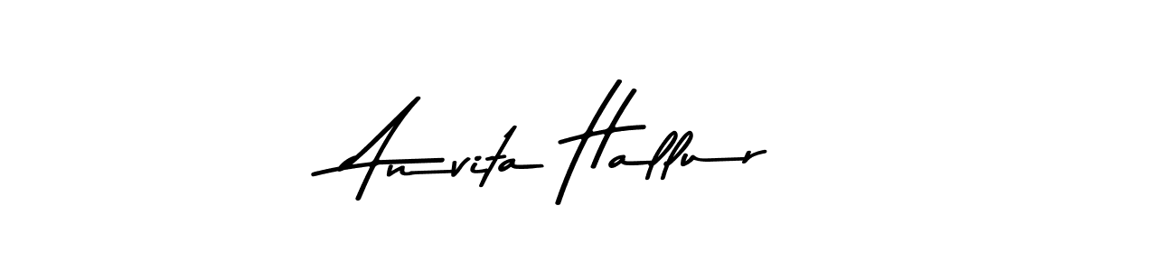 Asem Kandis PERSONAL USE is a professional signature style that is perfect for those who want to add a touch of class to their signature. It is also a great choice for those who want to make their signature more unique. Get Anvita Hallur name to fancy signature for free. Anvita Hallur signature style 9 images and pictures png
