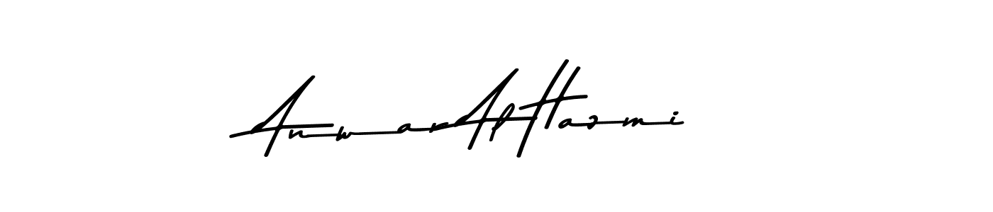 How to make Anwar Al Hazmi signature? Asem Kandis PERSONAL USE is a professional autograph style. Create handwritten signature for Anwar Al Hazmi name. Anwar Al Hazmi signature style 9 images and pictures png