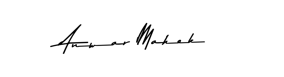 Asem Kandis PERSONAL USE is a professional signature style that is perfect for those who want to add a touch of class to their signature. It is also a great choice for those who want to make their signature more unique. Get Anwar Mahek name to fancy signature for free. Anwar Mahek signature style 9 images and pictures png