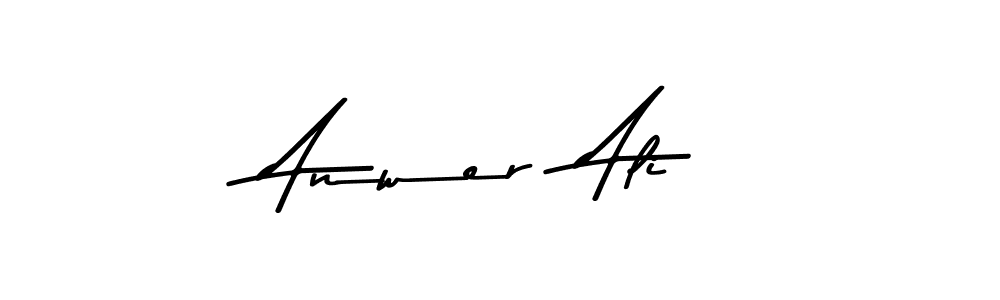 if you are searching for the best signature style for your name Anwer  Ali. so please give up your signature search. here we have designed multiple signature styles  using Asem Kandis PERSONAL USE. Anwer  Ali signature style 9 images and pictures png