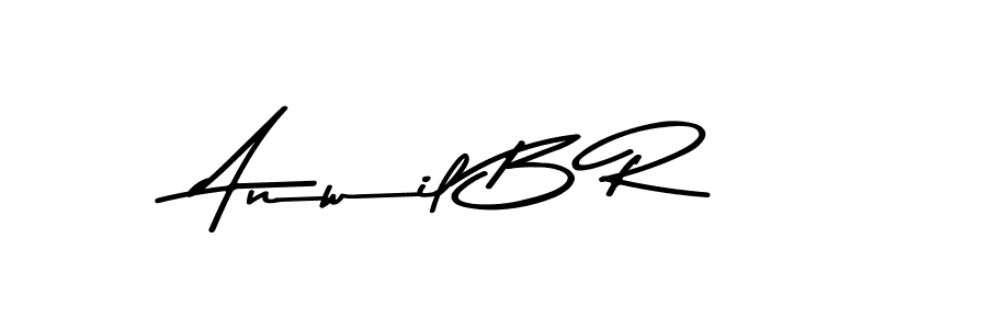 Similarly Asem Kandis PERSONAL USE is the best handwritten signature design. Signature creator online .You can use it as an online autograph creator for name Anwil B R. Anwil B R signature style 9 images and pictures png