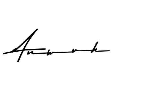 Design your own signature with our free online signature maker. With this signature software, you can create a handwritten (Asem Kandis PERSONAL USE) signature for name Anwuh. Anwuh signature style 9 images and pictures png