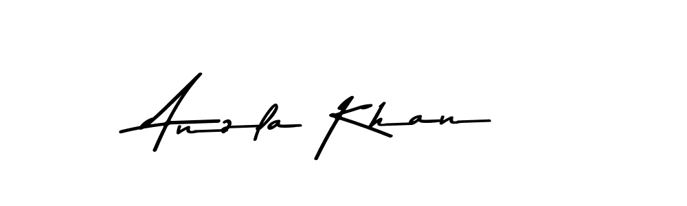 Make a beautiful signature design for name Anzla Khan. With this signature (Asem Kandis PERSONAL USE) style, you can create a handwritten signature for free. Anzla Khan signature style 9 images and pictures png