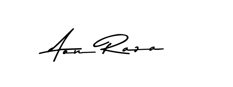 Aon Raza stylish signature style. Best Handwritten Sign (Asem Kandis PERSONAL USE) for my name. Handwritten Signature Collection Ideas for my name Aon Raza. Aon Raza signature style 9 images and pictures png