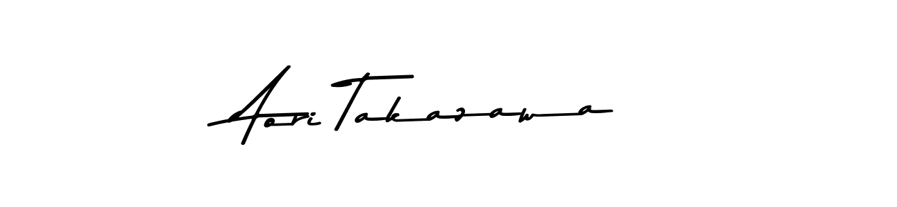 Make a beautiful signature design for name Aori Takazawa. With this signature (Asem Kandis PERSONAL USE) style, you can create a handwritten signature for free. Aori Takazawa signature style 9 images and pictures png
