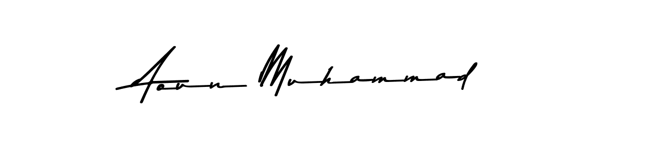 if you are searching for the best signature style for your name Aoun Muhammad. so please give up your signature search. here we have designed multiple signature styles  using Asem Kandis PERSONAL USE. Aoun Muhammad signature style 9 images and pictures png