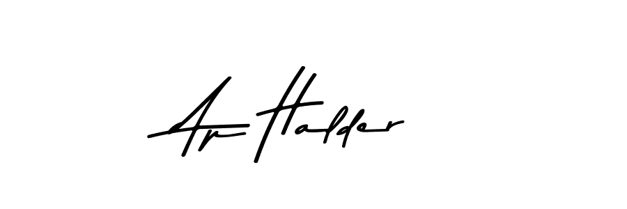 Use a signature maker to create a handwritten signature online. With this signature software, you can design (Asem Kandis PERSONAL USE) your own signature for name Ap Halder. Ap Halder signature style 9 images and pictures png