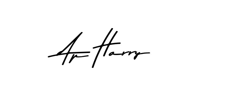 Ap Harry stylish signature style. Best Handwritten Sign (Asem Kandis PERSONAL USE) for my name. Handwritten Signature Collection Ideas for my name Ap Harry. Ap Harry signature style 9 images and pictures png