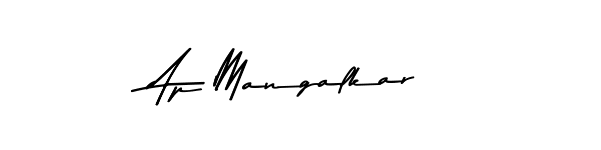 This is the best signature style for the Ap Mangalkar name. Also you like these signature font (Asem Kandis PERSONAL USE). Mix name signature. Ap Mangalkar signature style 9 images and pictures png