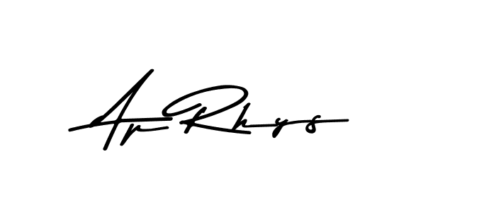 How to make Ap Rhys name signature. Use Asem Kandis PERSONAL USE style for creating short signs online. This is the latest handwritten sign. Ap Rhys signature style 9 images and pictures png